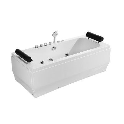 Rectangular whirlpool Freestanding Massage Bathtub