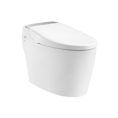 Compact one-piece intelligent toilet